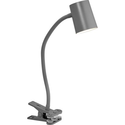 Osram - Lampka biurkowa z klipsem DESK LINE 1xGU10/9W/230V szara