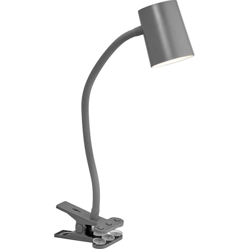 Osram - Lampka biurkowa z klipsem DESK LINE 1xGU10/9W/230V szara