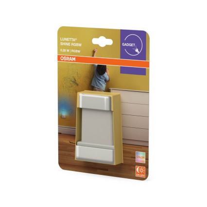 Osram - Lampka nocna LED RGBW z czujnikiem LUNETTA LED/0,28W/230V