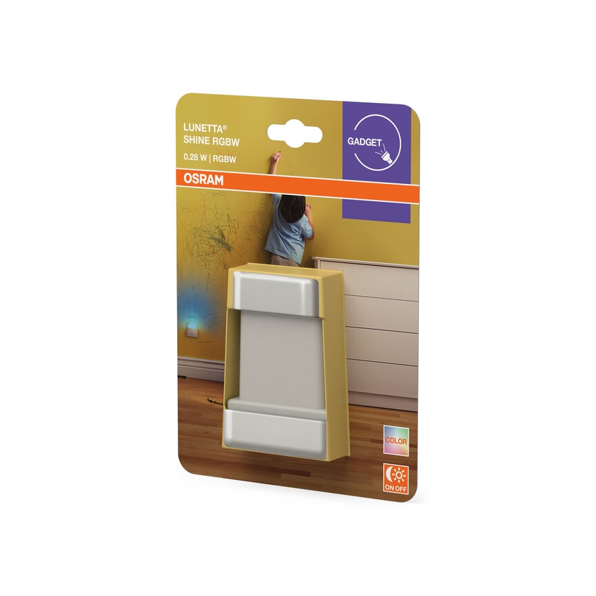 Osram - Lampka nocna LED RGBW z czujnikiem LUNETTA LED/0,28W/230V