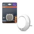Osram - Lampka nocna LED z czujnikiem LUNETTA LED/0,3W/230V 3000K