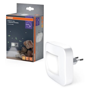 Osram - Lampka nocna LED z czujnikiem zmierzchu LUNETTA LED/0,2W/230V