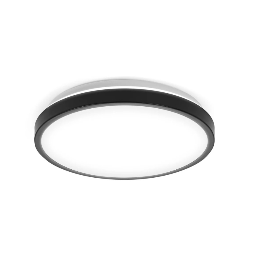 Osram - Oprawa sufitowa łazienkowa LED DISC 18W 230V 3000/4000K Ø30 cm IP44 czarna