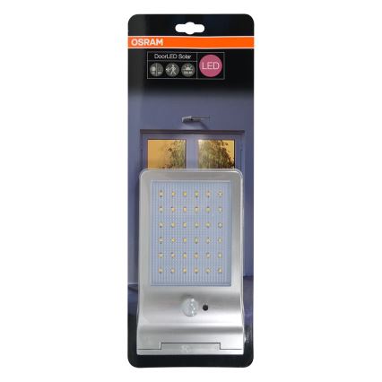 Osram - LED Kinkiet solarny z czujnikiem DOORLED 1xLED/3W IP44