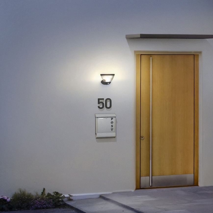 Osram - LED Kinkiet solarny ENDURA LED/5W/ IP44 czarny