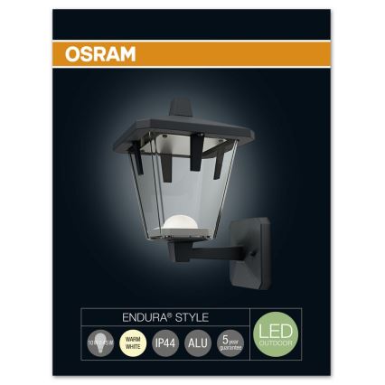 Osram - LED Kinkiet zewnętrzny ENDURA LED/10W/230V IP44 czarny