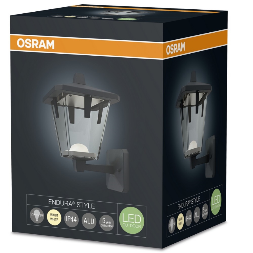 Osram - LED Kinkiet zewnętrzny ENDURA LED/10W/230V IP44 czarny
