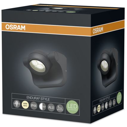 Osram - LED Kinkiet zewnętrzny ENDURA LED/6W/230V IP44 czarny