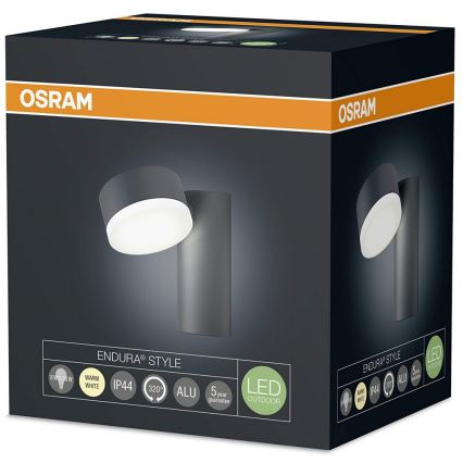 Osram - LED Kinkiet zewnętrzny ENDURA LED/8W /230V IP44 czarny 