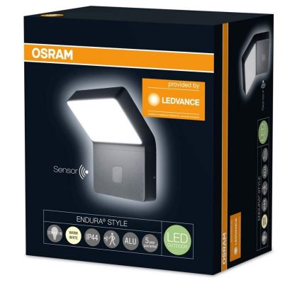 Osram - LED Kinkiet zewnętrzny z czujnikiem ENDURA 1xLED/12W/230V IP44