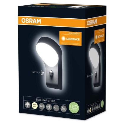 Osram - LED Kinkiet zewnętrzny z czujnikiem ENDURA 1xLED/8W/230V IP44