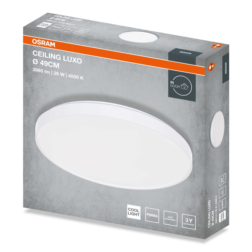 Osram - LED lampa sufitowa CEILING LUXO LED/36W/230V śr. 49 cm biała