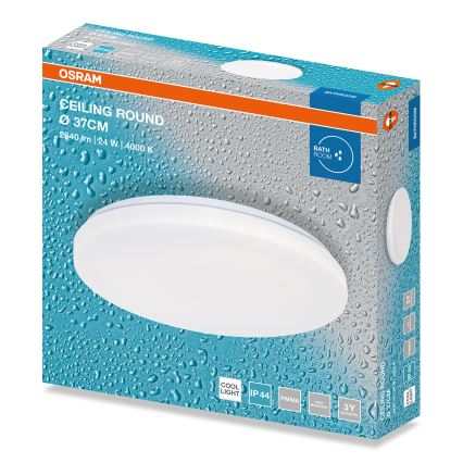 Osram - LED plafon łazienkowy CEILING ROUND LED/24W/230V 4000K Ø 37 cm IP44 biały