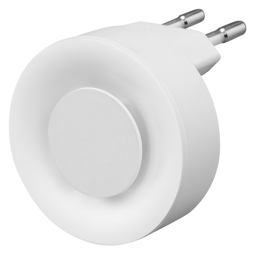 Osram - Lampka nocna LED z czujnikiem ruchu i zmierzchu LUNETTA LED/0,31W/230V biała