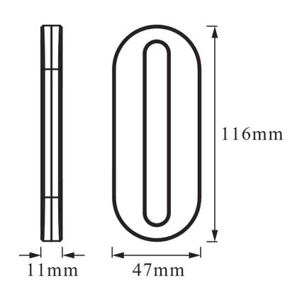 Osram - LED lampka orientacyjna z czujnikiem ruchu MOBILE LED/0,5W/3,7V 330 mAh CRI 90 biała