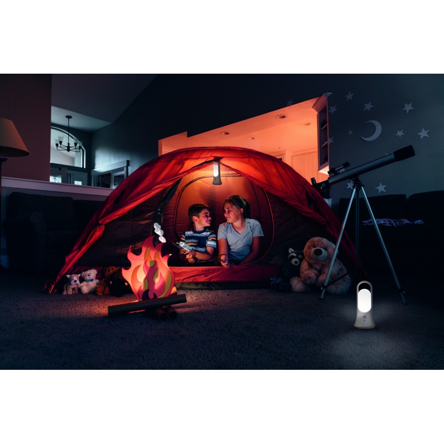 Osram - LED lampka orientacyjna z czujnikiem ruchu i zmierzchu MOBILE LED/0,7W/4xAAA biała