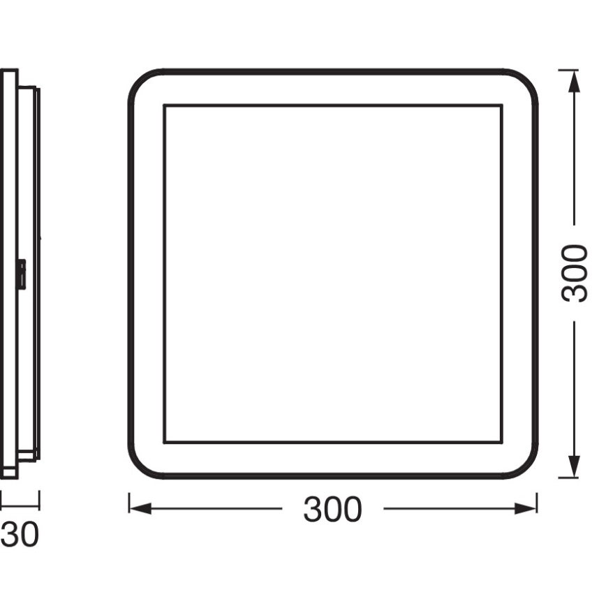 Osram - LED oprawa sufitowa do łazienki ORBIS DISC LED/22W/230V 3000/4000K 30x30 cm IP44 brązowa