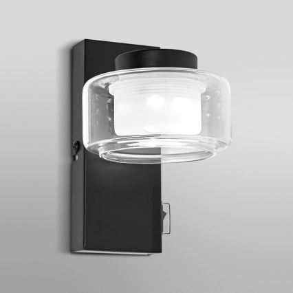 Osram - Kinkiet łazienkowy LED ORBIS FLAME LED/5,5W/230V 3000/4000K IP44 czarny