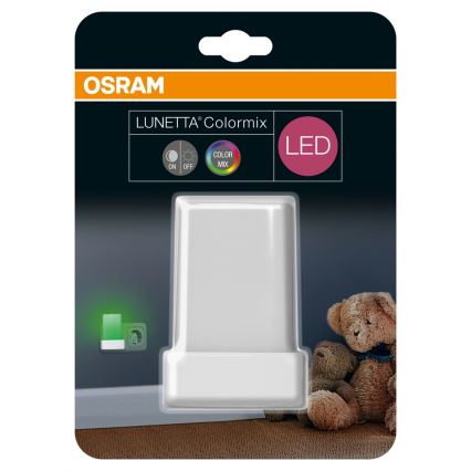 Osram - LED Nocne oświetlenie z czujnikiem LUNETTA LED/0,28W/230V