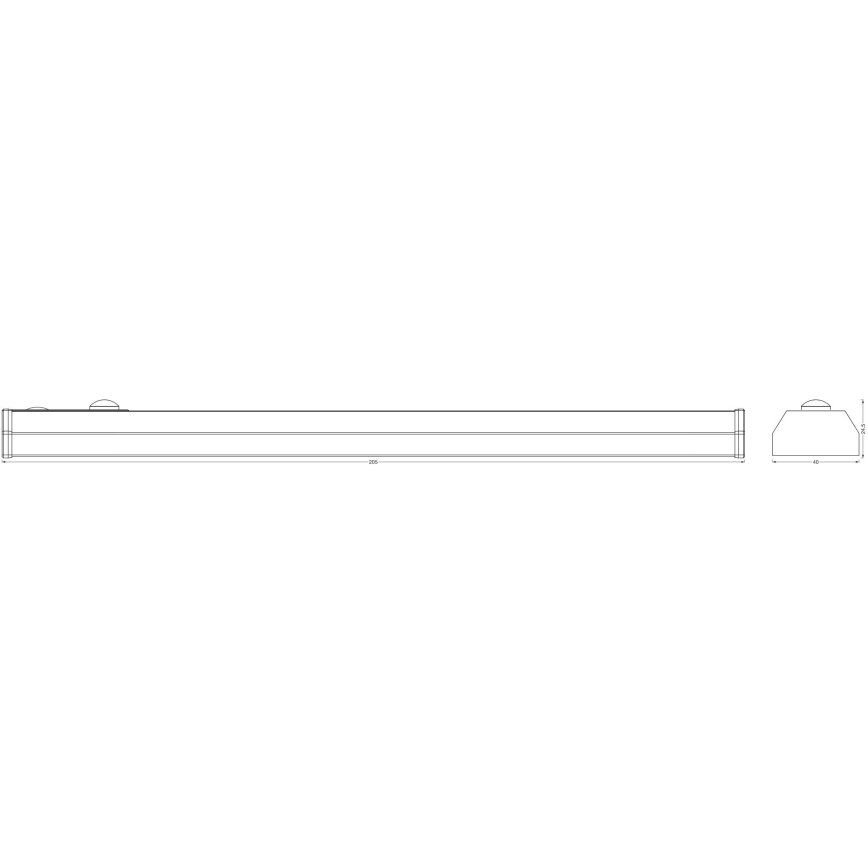 Osram - LED oprawa podszafkowa z czujnikiem MOBILE LED/1W/3,7V 500 mAh 20 cm