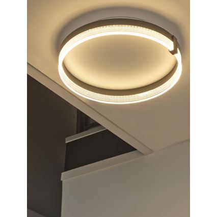 Osram - Lampa sufitowa LED DECOR CIRCLE, 25W, 230V, 3000/4000/6500K, śr. 40 cm, czarna/biała