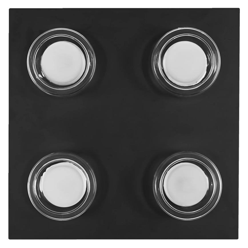 Osram - Oprawa sufitowa LED do łazienki ORBIS FLAME 4xLED/5,5W/230V 3000/4000K IP44 czarna