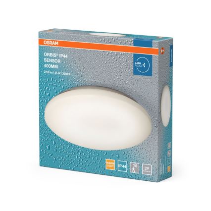 Osram - LED oprawa sufitowa do łazienki z czujnikiem ruchu i zmierzchu ORBIS LED/25W/230V IP44