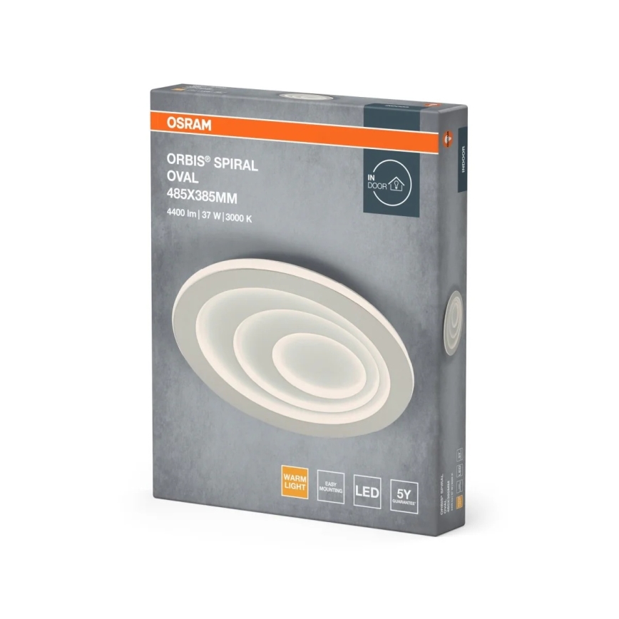 Osram - LED oprawa sufitowa ORBIS SPIRAL LED/37W/230V biała