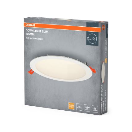 Osram - LED Oprawa wpuszczana SLIM LED/22W/230V 3000K