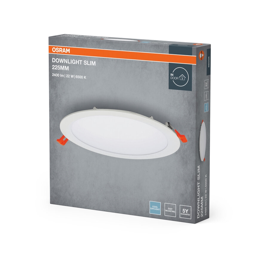 Osram - LED Oprawa wpuszczana SLIM LED/22W/230V 6500K