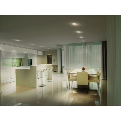 Osram - LED oprawa wpuszczana SPOT 1xGU10/4,3W/230V 2700K CRI 90 chrom matowy