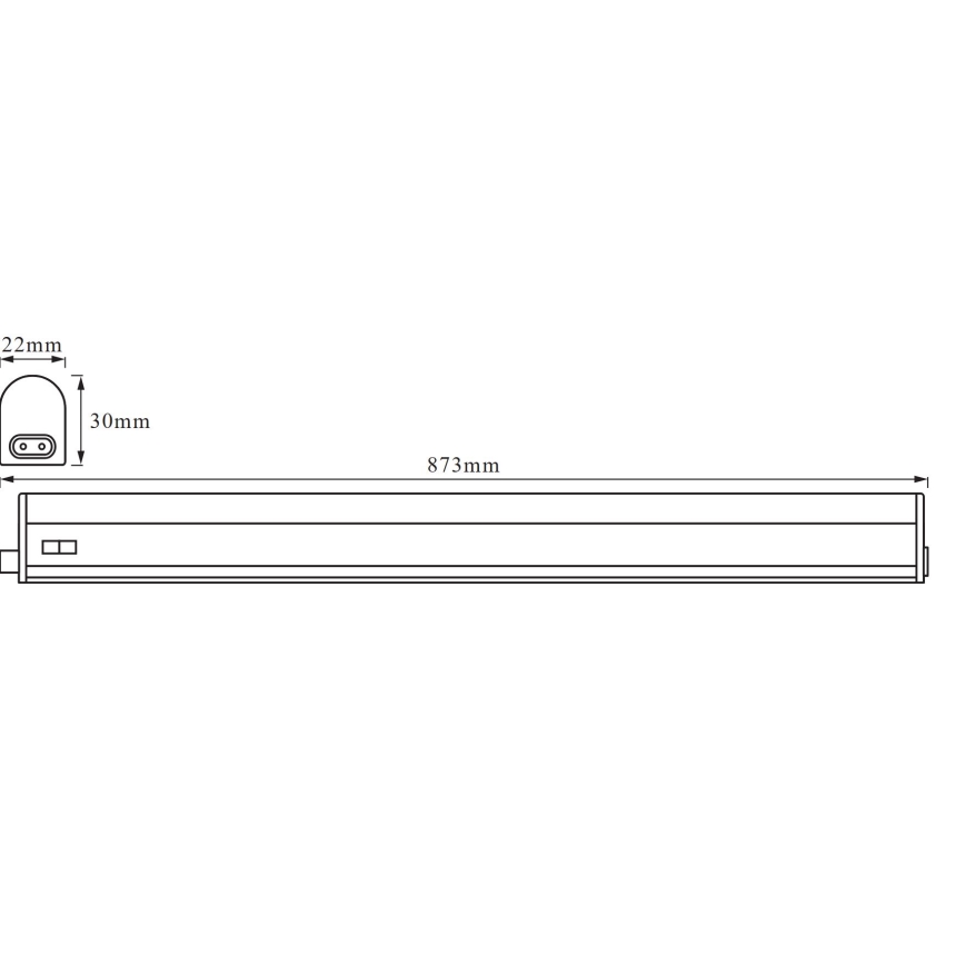 Osram - LED Oświetlenie blatu kuchennego BATTEN LED/10W/230V