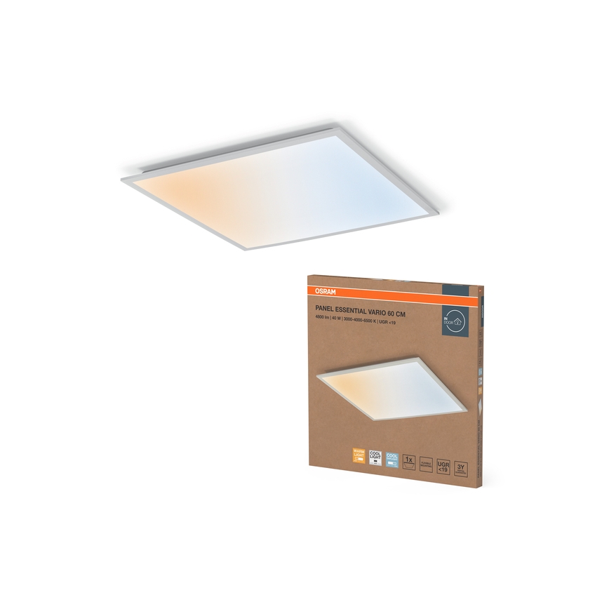 Osram - LED Panel sufitowy wpuszczany ESSENTIAL LED/40W/230V 3000/4000/6500K 60x60 cm UGR19