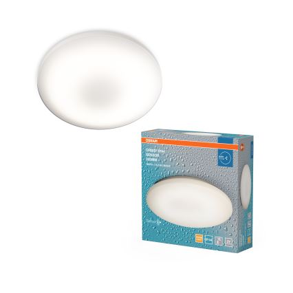 Osram - Oprawa sufitowa LED do łazienki z czujnikiem ruchu i zmierzchu ORBIS LED/15,5W/230V śr. 30 cm IP44 biała
