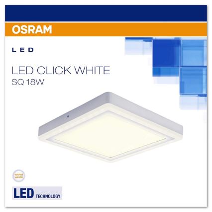 Osram - LED Plafon ściemnialny CLICK 1xLED/18W/230V