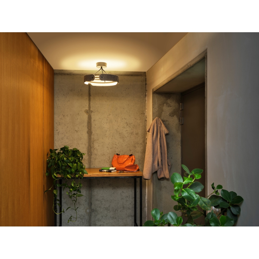 Osram - LED Przysufitowy żyrandol DECOR CURVE LED/33W/230V śr. 43 cm szary