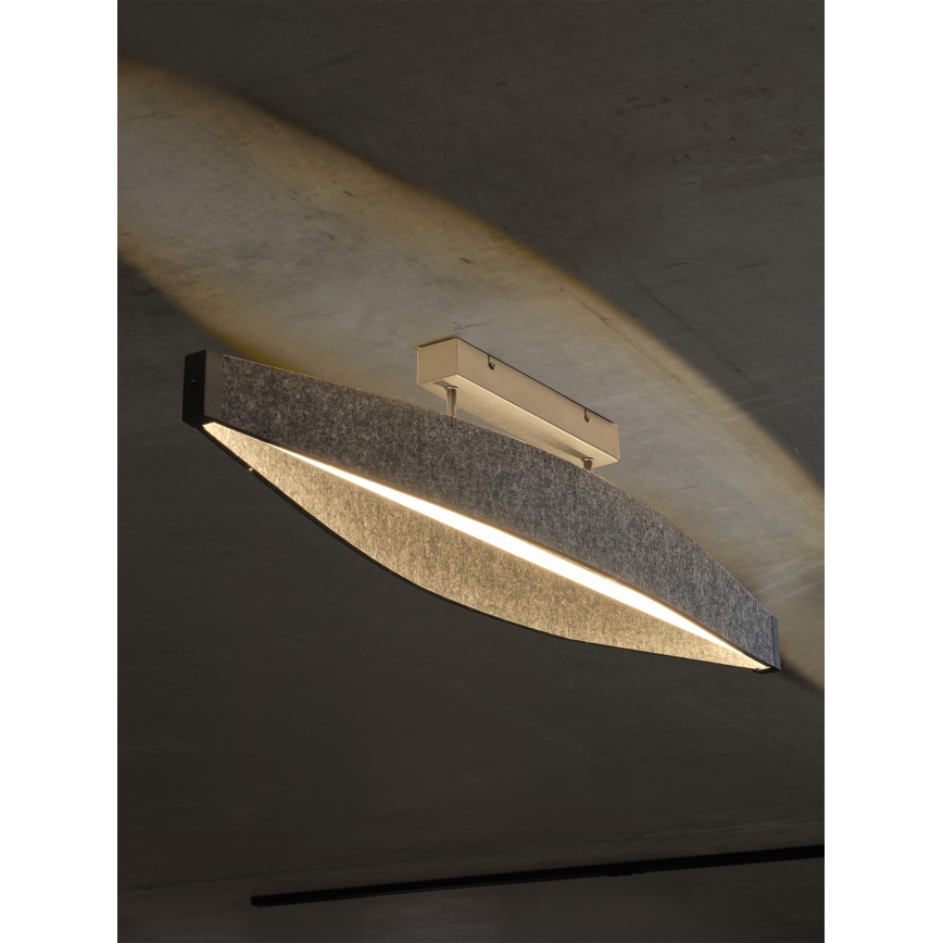 Osram - LED Przysufitowy żyrandol DECOR FLAT LED/23W/230V szary