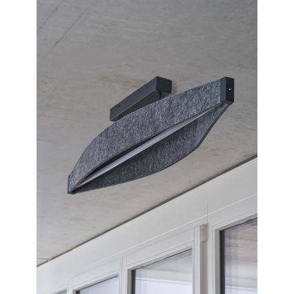 Osram - LED Przysufitowy żyrandol DECOR FLAT LED/23W/230V szary