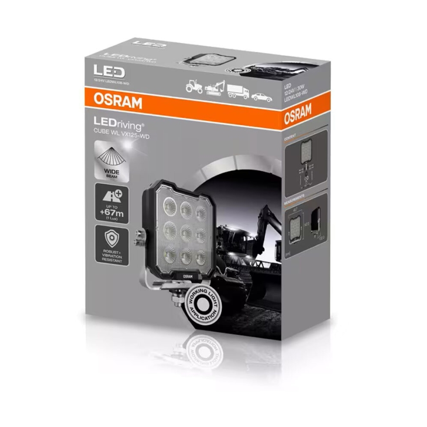 Osram - Reflektor punktowy LED do samochodu LEDRIVING WL VX125-WD LED/30W/12/24V IP69 6000K