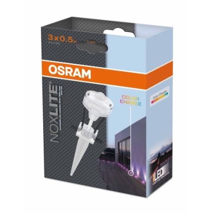 Osram - LED RGB Dekoracja zewnętrzna NOXLITE 10 m 3xLED/1,5W/230V IP66