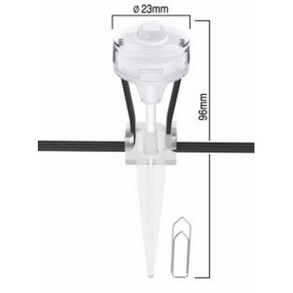 Osram - LED RGB Dekoracja zewnętrzna NOXLITE 10 m 3xLED/1,5W/230V IP66