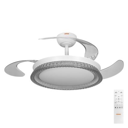 Osram - LED RGB ściemnialna lampa sufitowa z wentylatorem CIERZO LED/35W/230V 3000-6500K + pilot