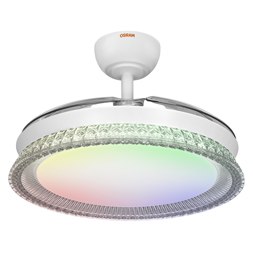 Osram - LED RGB ściemnialna lampa sufitowa z wentylatorem CIERZO LED/35W/230V 3000-6500K + pilot