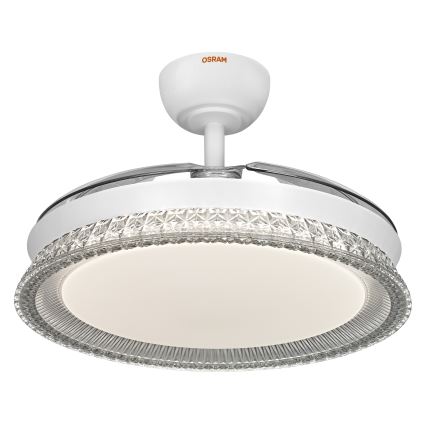 Osram - LED RGB ściemnialna lampa sufitowa z wentylatorem CIERZO LED/35W/230V 3000-6500K + pilot