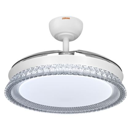 Osram - LED RGB ściemnialna lampa sufitowa z wentylatorem CIERZO LED/35W/230V 3000-6500K + pilot