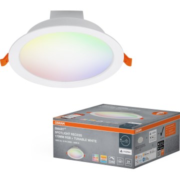 Osram - LED RGB Ściemnialna oprawa wpuszczana SMART+ DOWNLIGHT LED/12W/230V 3000-6500K Wi-Fi