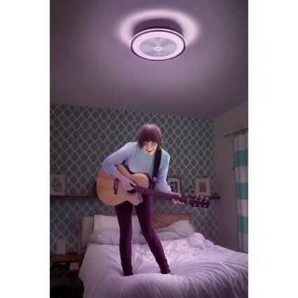 Osram - LED ściemnialna lampa sufitowa z wentylatorem MURLAN LED/26W/230V 3000-6500K + zdalne sterowanie