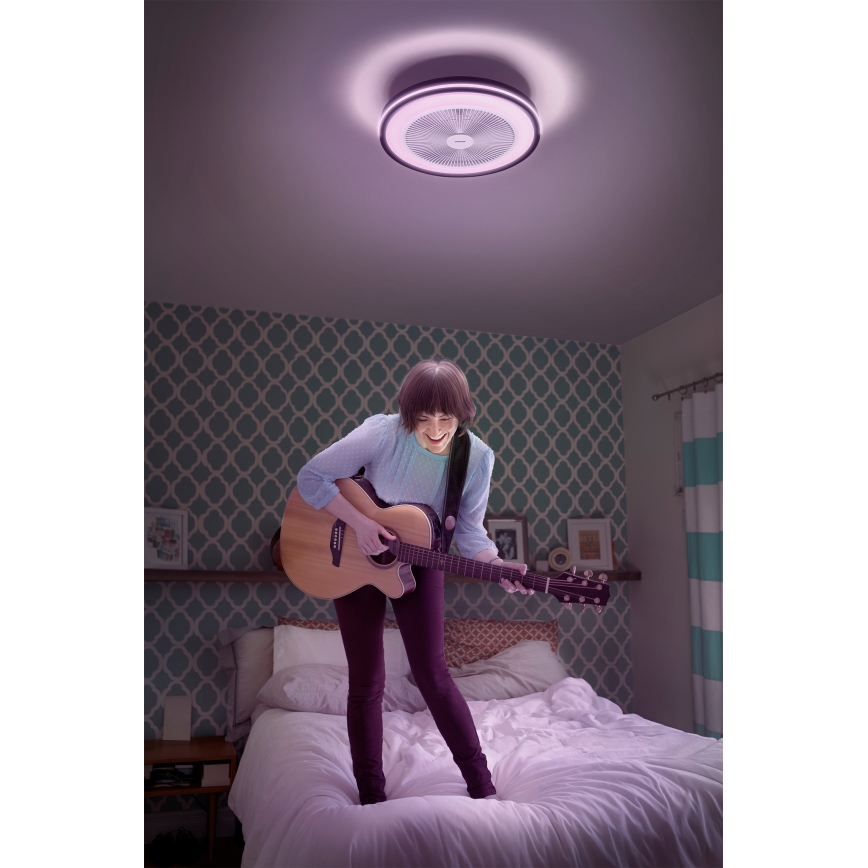 Osram - LED ściemnialna lampa sufitowa z wentylatorem MURLAN LED/26W/230V 3000-6500K + zdalne sterowanie
