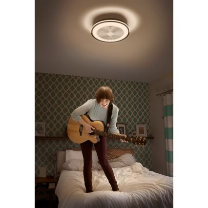Osram - LED ściemnialna lampa sufitowa z wentylatorem MURLAN LED/26W/230V 3000-6500K + zdalne sterowanie