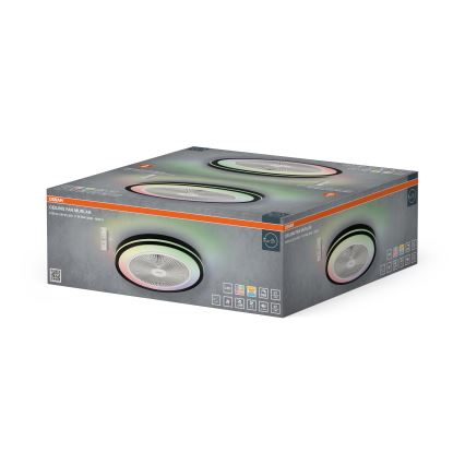 Osram - LED ściemnialna lampa sufitowa z wentylatorem MURLAN LED/26W/230V 3000-6500K + zdalne sterowanie